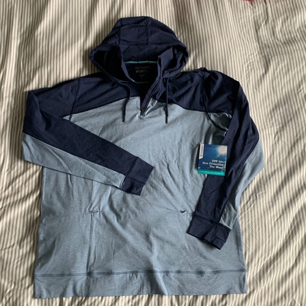 NWT Men’s Quarter Zip Hoody UPF 50+